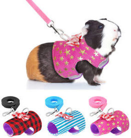 SMALL ANIMAL HARNESS WITH LEASH