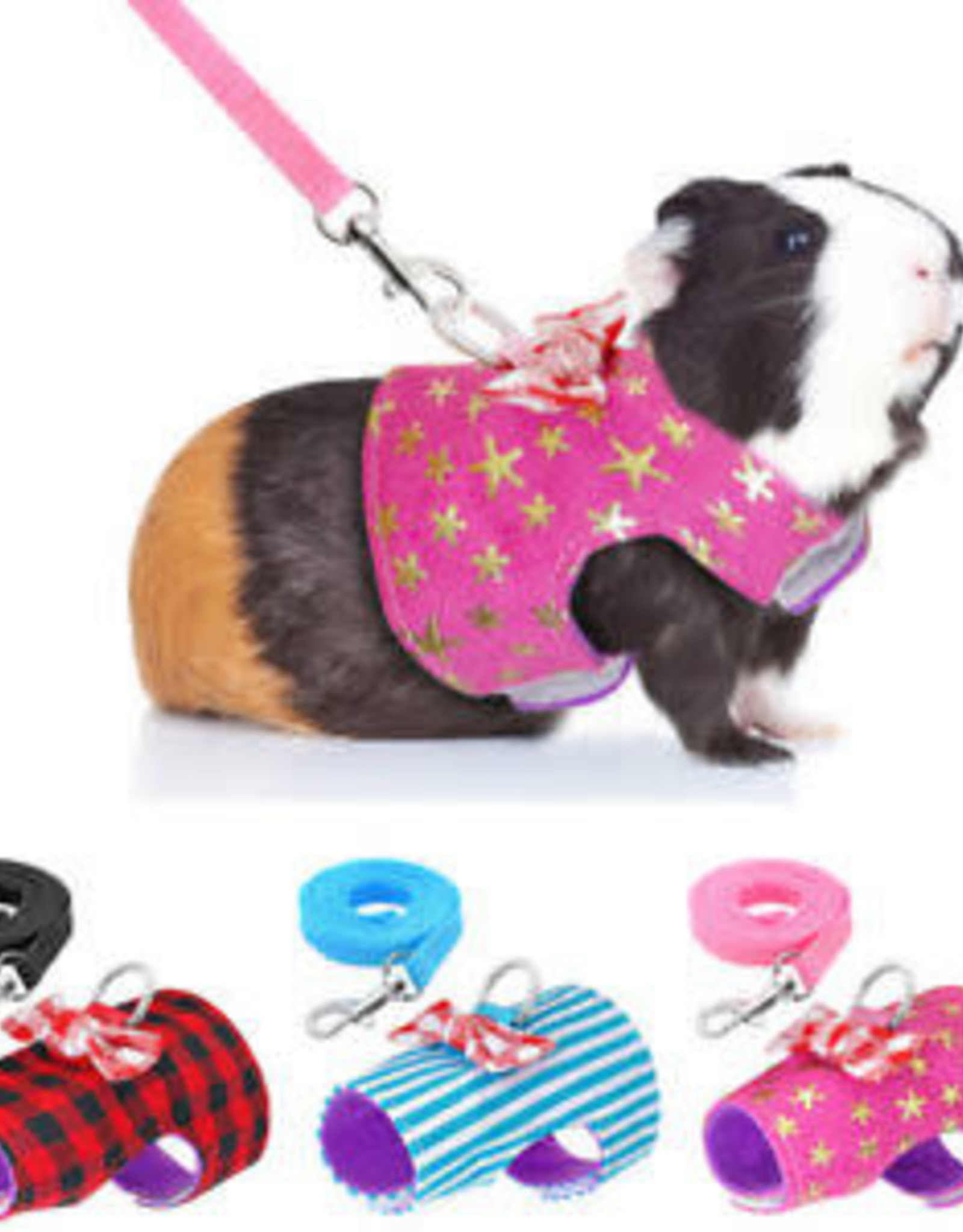 SMALL ANIMAL HARNESS WITH LEASH