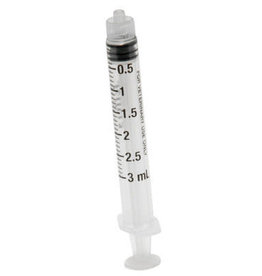 SYRINGE- LUER LOCK- HAND-FEEDING- 3 ML