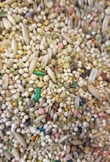 RHONDA'S AVIARY BIN #4- RHONDA'S CONVERSION MIX- 6X6X6- SMALL HOOKBILL (RHONDA'S PARAKEET) (EXP: 5-17-25)- PER LB