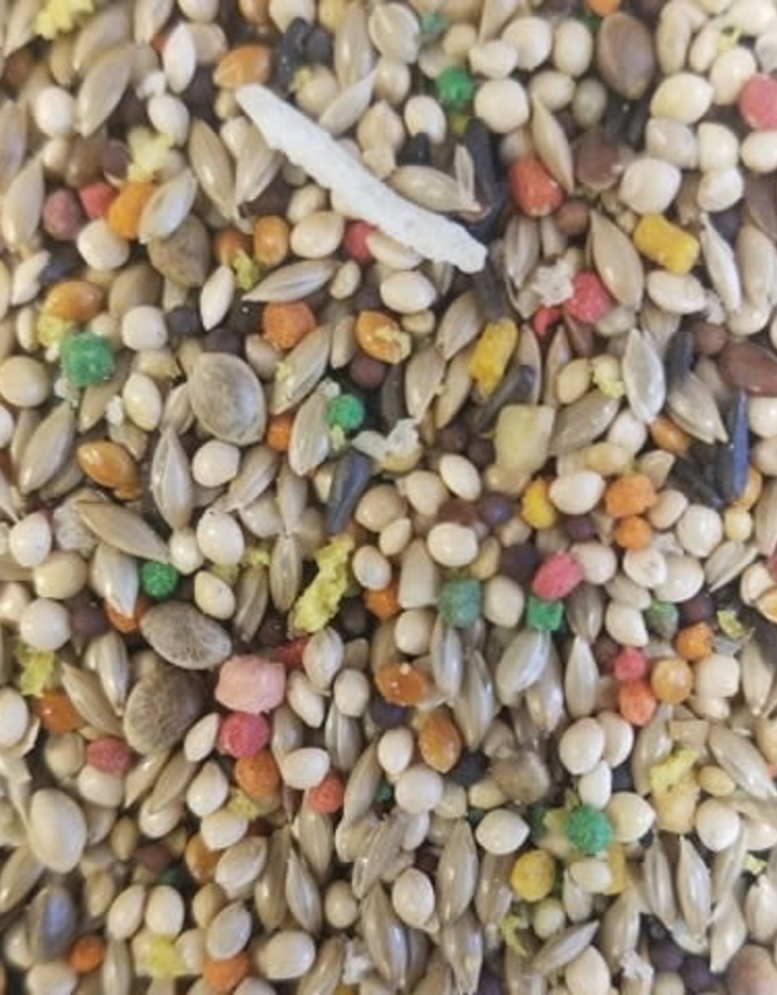 BIN #98- RHONDA'S- 5X5X5- SEED MIX- CANARY/FINCH (EXP: 10-21-26) - PER LB