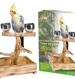 PENN-PLAX BIRD LIFE- BIRD TREE- TABLE TOP PERCH- PLAY GYM- 11.75X10.5X8.75- SMALL/MEDIUM