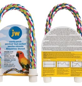 JW PET COMPANY JW- 56116- COMFY- ROPE PERCH-  21 X 7/8 D- MEDIUM