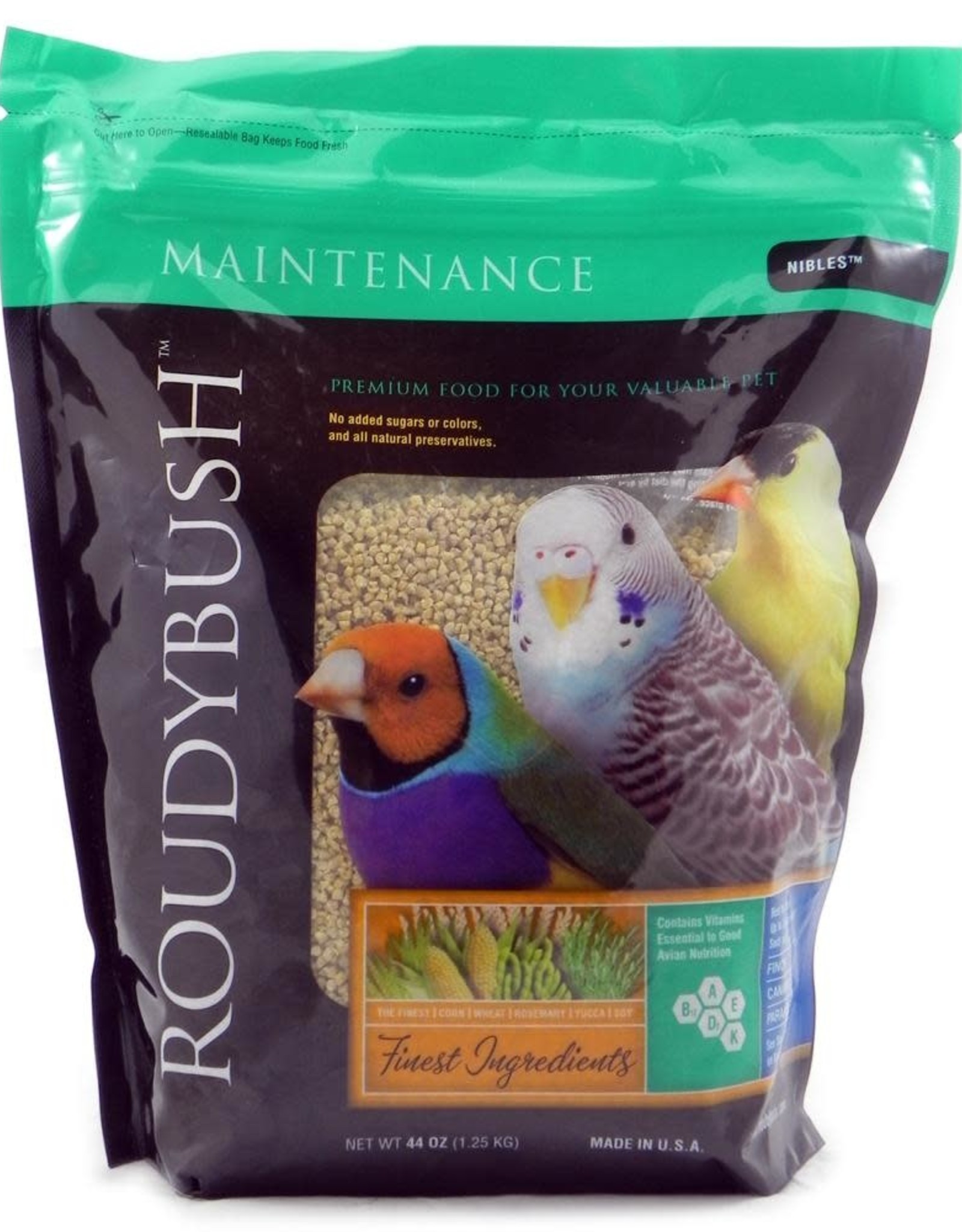 ROUDYBUSH ROUDYBUSH- RMN3- MAINTENANCE- 6X4X10- NIBBLES- 44- OZ