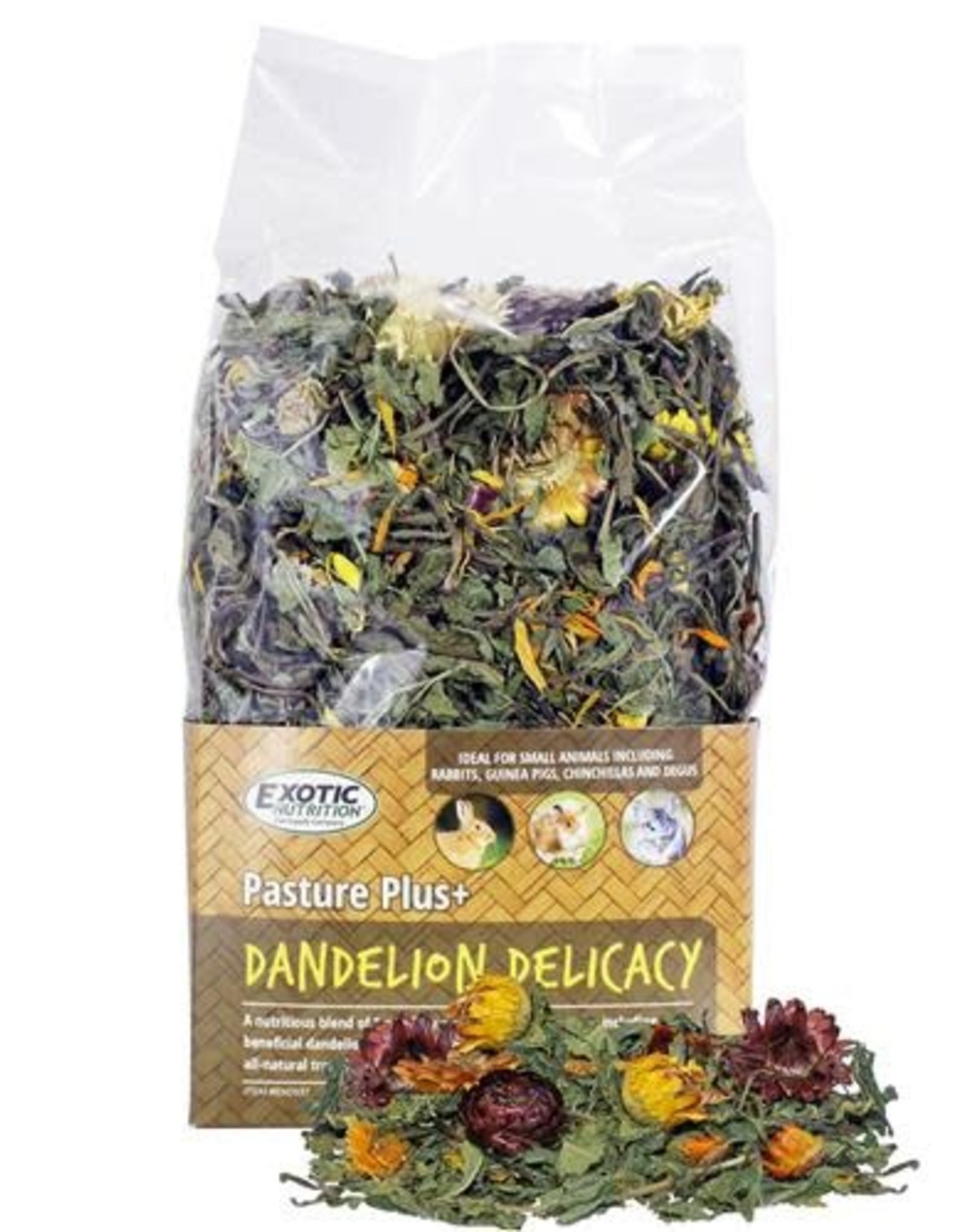 EXOTIC NUTRITION EXOTIC NUTRITION- EN0537- PASTURE PLUS + DANDELION DELICACY- 5X5X12