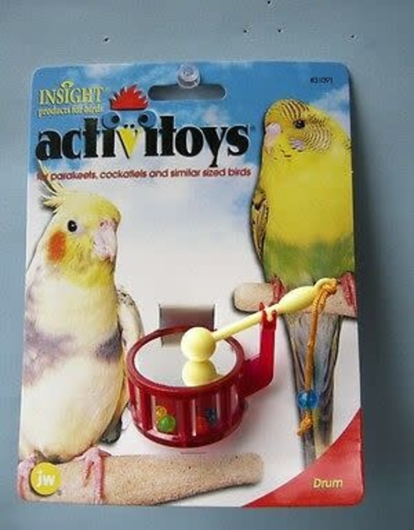 JW PET COMPANY JW- 31091- BIRD TOY-ACTIVITOY-  2X2X2- DRUM