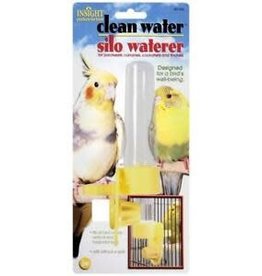 JW PET COMPANY JW- 31300- BIRD- INSIGHT- CLEAN WATER- BIRD WATERER SILO- 2X2X8- SMALL