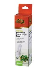 ZILLA PET PRODUCTS ZILLA- COMPACT FLORESCENT BULB- 5.63X1.38X1.38- UVB/UVA- 6W- MINI- TROPICAL