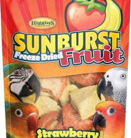 HIGGINS PREMIUM PET FOODS HIGGINS- SUNBURST- 6X4X2- FREEZE DRIED FRUIT- STRAWBERRY/BANANA TREAT- 5 OZ