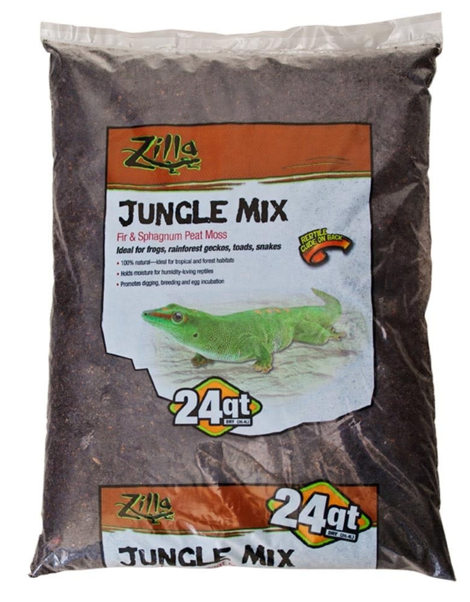 ZILLA PET PRODUCTS ZILLA- JUNGLE MIX- FIR AND SPHAGNUM MOSS- BEDDING- 21.5X5X14- 24 QT