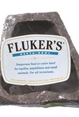 FLUKER'S FLUKER'S- REPTA-BOWL- FOOD AND WATER- 6.5X3X1- SMALL