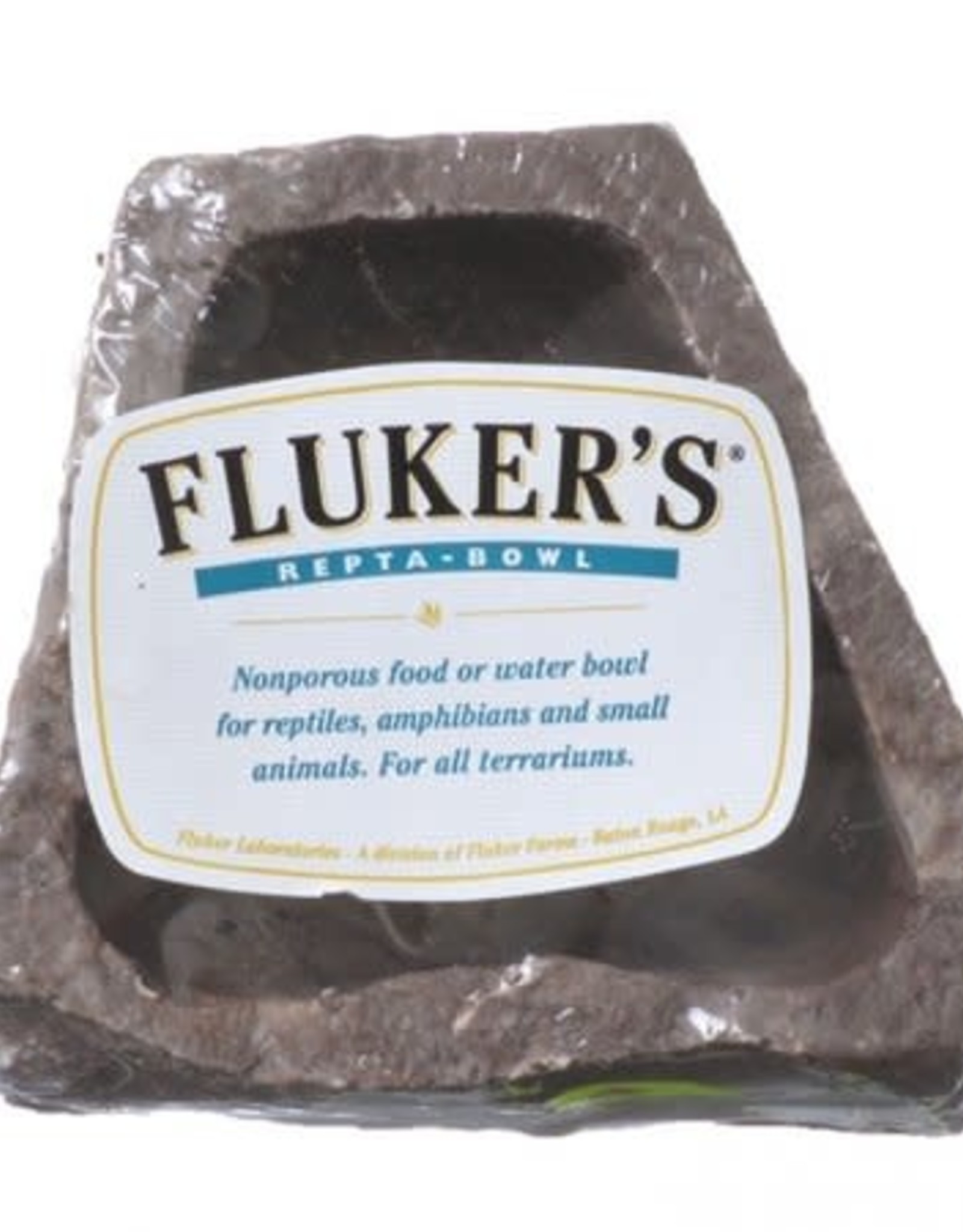 FLUKER'S FLUKER'S- REPTA-BOWL- FOOD AND WATER- 6.5X3X1- SMALL