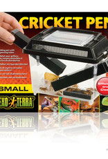 EXO TERRA EXO TERRA- PT2285- CRICKET PEN- DISPENSER- WITH REMOVEABLE TUBES AND WATER DISH- 7X5.5X4.3- SMALL