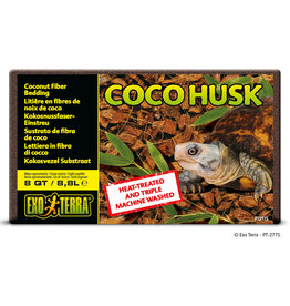 EXO TERRA PT2775- TERRARIUM- SUBSTRATE- COCO HUSK- BEDDING- BRICK- 4X8X3- 8 QT