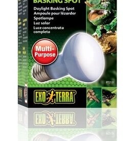 EXO TERRA PT2131- BASKING SPOT- BROAD-SPECTRUM- DAYTIME HEAT (IDEAL FOR PLANTS/BREEDING ) 4X4X6- 50W