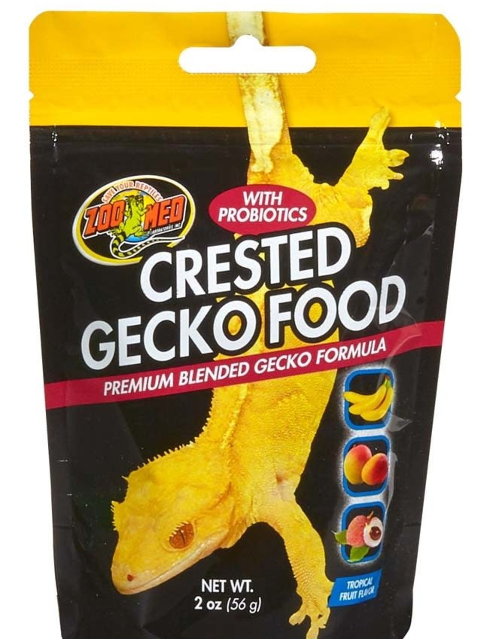 ZOO MED LABORATORIES, INC. ZOO MED- ZM-208- CRESTED GECKO DIET- 4X2X6- TROPICAL FRUIT- 2 OZ