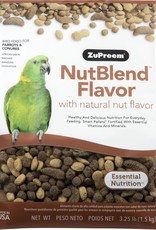 ZUPREEM ZUPREEM- NUT BLEND- PELLETED DIET- 10X4X14- 3.25 LB- PARROT/CONURE