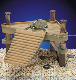 PENN-PLAX REPTOLOGY- REP602- TURTLE PIER FLOATING / BASKING- 7-1/4 W x 6 D x 5-3/4 H- SMALL