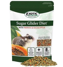 EXOTIC NUTRITION EXOTIC NUTRITION- EN3187- SUGAR GLIDER DIET- 6X8X2-  WITH PAPAYA AND EUCALYPTUS 2 LB
