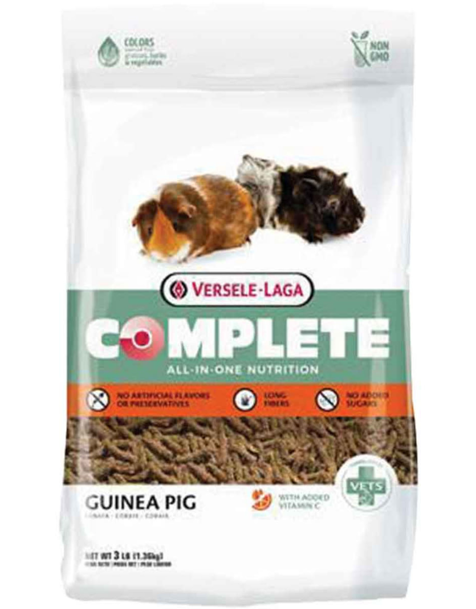 HIGGINS PREMIUM PET FOODS VERSELE -LAGA- COMPLETE DIET- 12X8X6- GUINEA PIG- 3 LB*