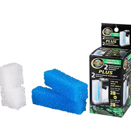 ZOO MED LABORATORIES, INC. ZOO MED- PMC-18- REPLACEMENT SPONGE- FOR TURTLE CLEAN 318 OR MICRO CLEAN 316 FILTERS- 4x2.5x2.5- COMBO- 4 PACK