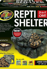 ZOO MED LABORATORIES, INC. ZOO MED- RC-32- REPTI SHELTER- HIDE- 3 IN 1 CAVE- 13X12.25X9.5- LARGE*