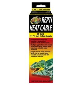 ZOO MED LABORATORIES, INC. ZOO MED- RHC-15- REPTI- HEAT CABLE- 8.25X2.5X2- 11.5FT- 15W
