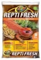 ZOO MED LABORATORIES, INC. ZOO MED- RO-8- REPTI FRESH- ODOR ELIMINATING SAND- 14.5X9.5X2.5- 8 LB- WHITE