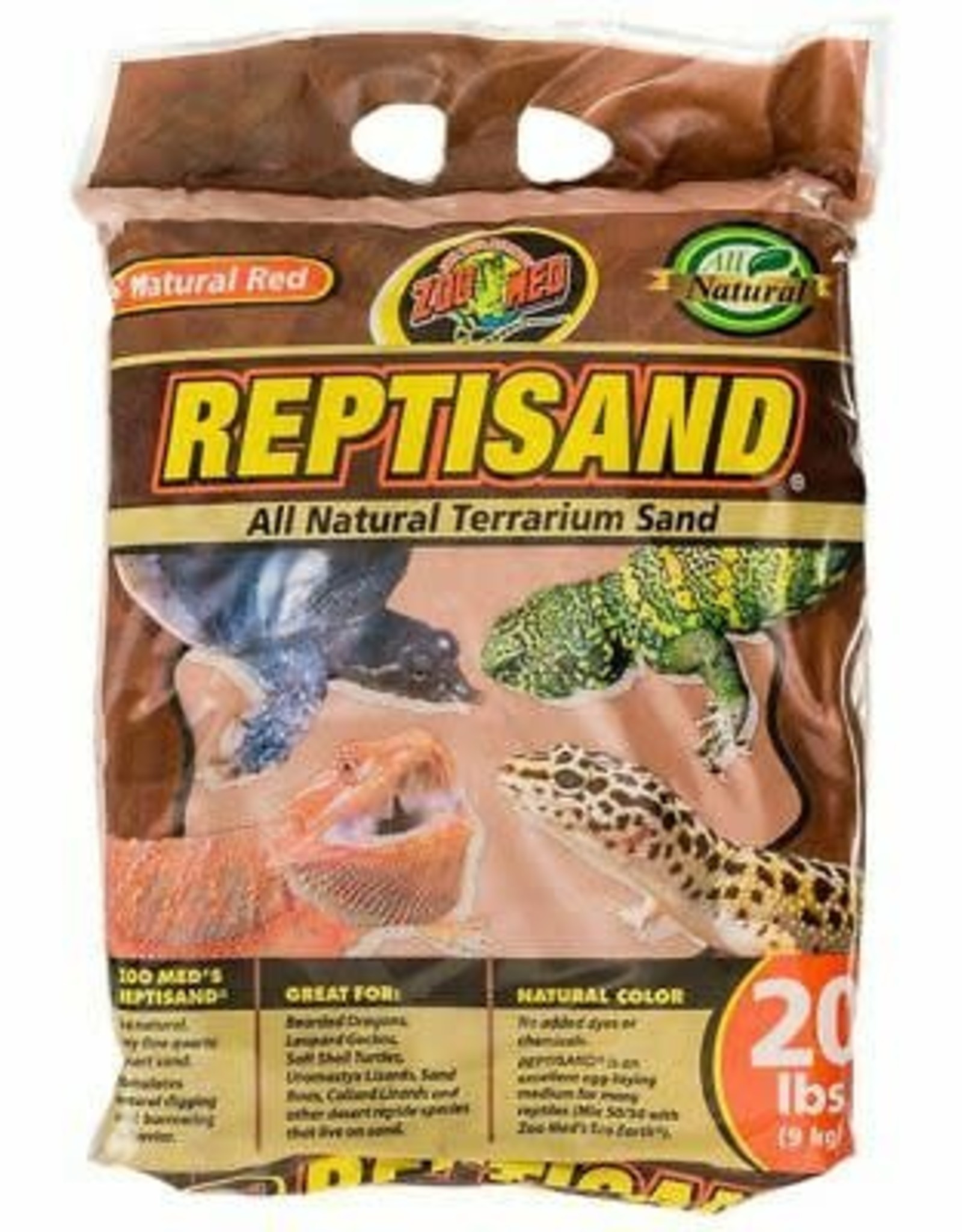 ZOO MED LABORATORIES, INC. ZOO MED- SR-20- REPTISAND- NATURAL RED-  20 LB