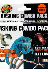 ZOO MED LABORATORIES, INC. ZOO MED- SRC-1- REPTI BASKING  LAMP/BULB- 75W- COMBO PACK