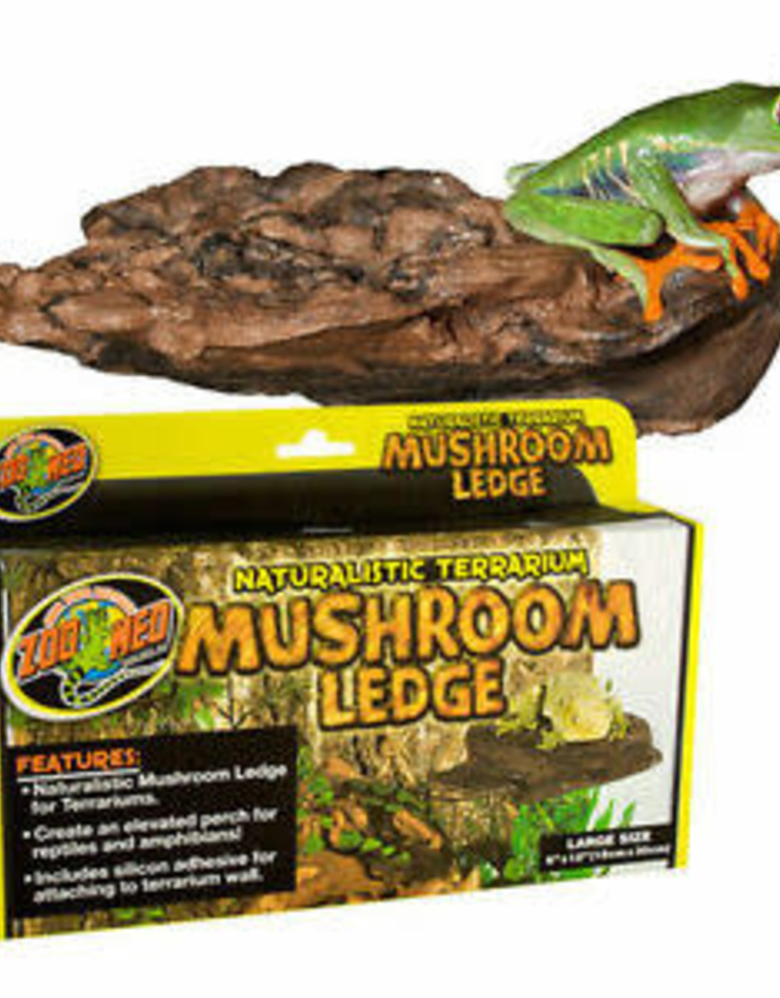 ZOO MED LABORATORIES, INC. ZOO MED- TA-51- TERRARIUM- NATURALISTIC- MUSHROOM LEDGE- 12X6X2.75- LARGE