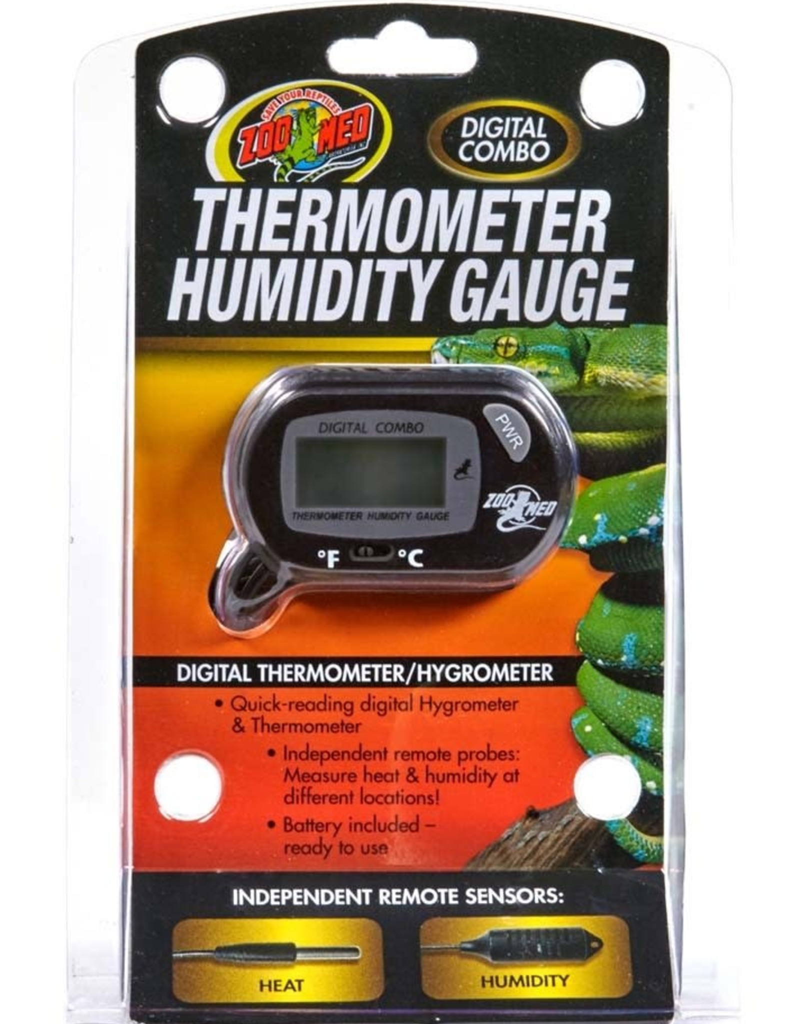 ZOO MED LABORATORIES, INC. ZOO MED- TH-31- GAUGE- THERM HUMDITY-  4X2X7- DIGITAL