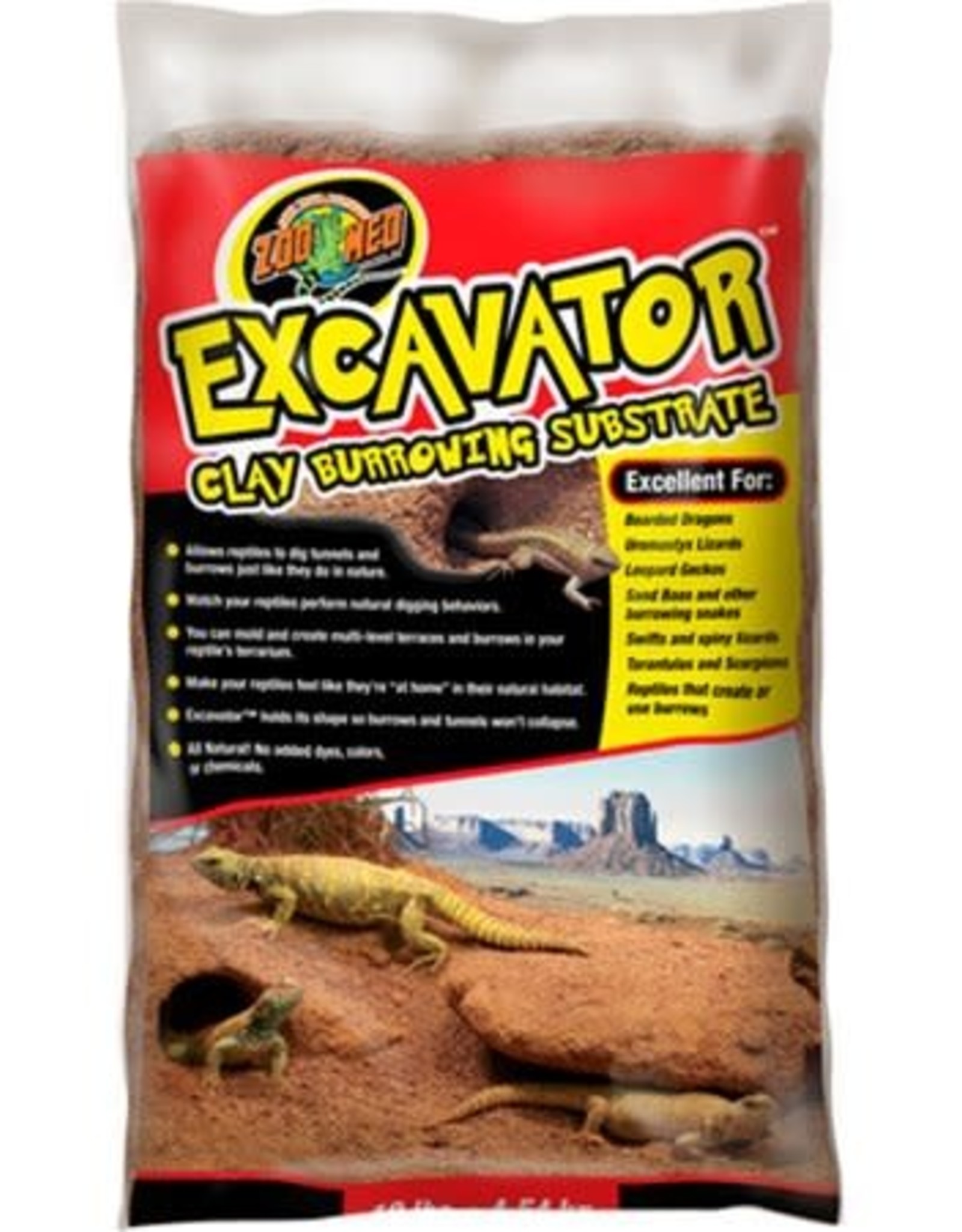 ZOO MED LABORATORIES, INC. ZOO MED- XR-20- EXCAVATOR CLAY- BURROWING SUBSTRATE- 13.5X10X3- 20 LB