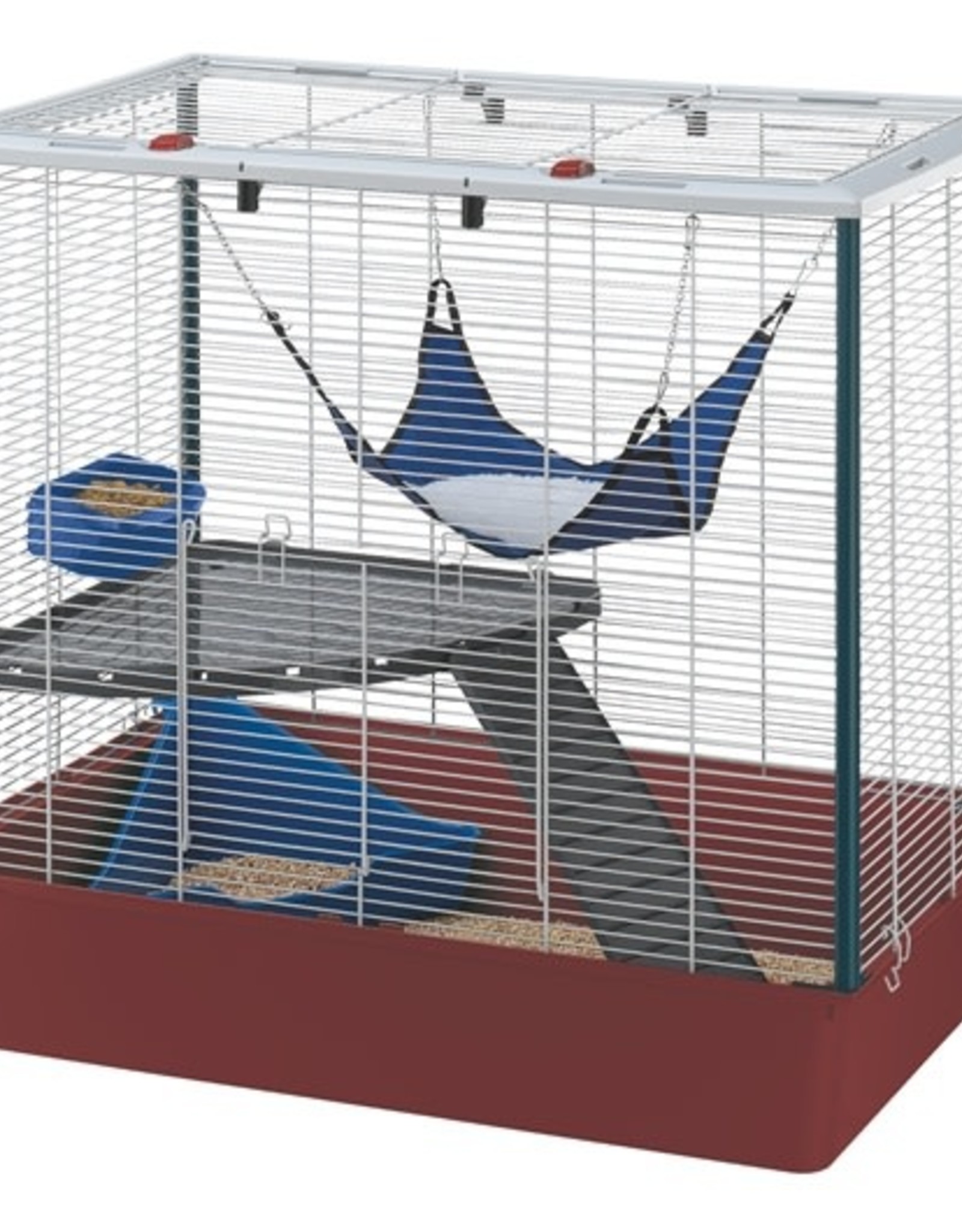 LIVING WORLD LIVING WORLD 63855 FERRET SMALL ANIMAL CAGE HABITAT 30.75X19X27.75 RED Rhonda s Aviary