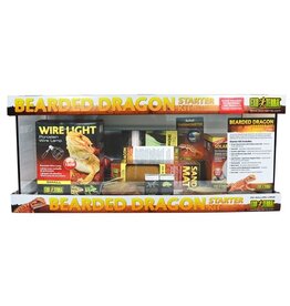 EXO TERRA EXO TERRA- PT3895- TERRARIUM- GLASS- STARTER KIT- BEARDED DRAGON- 30X12X12- JUVENILE- 20 GALLON LONG