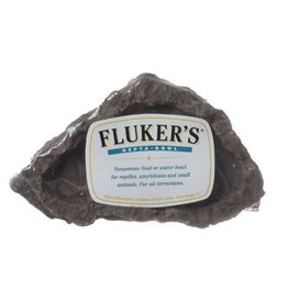 FLUKER'S FLUKER'S- REPTA-BOWL- FOOD AND WATER- 2.75X4.75X.75- EXTRA SMALL