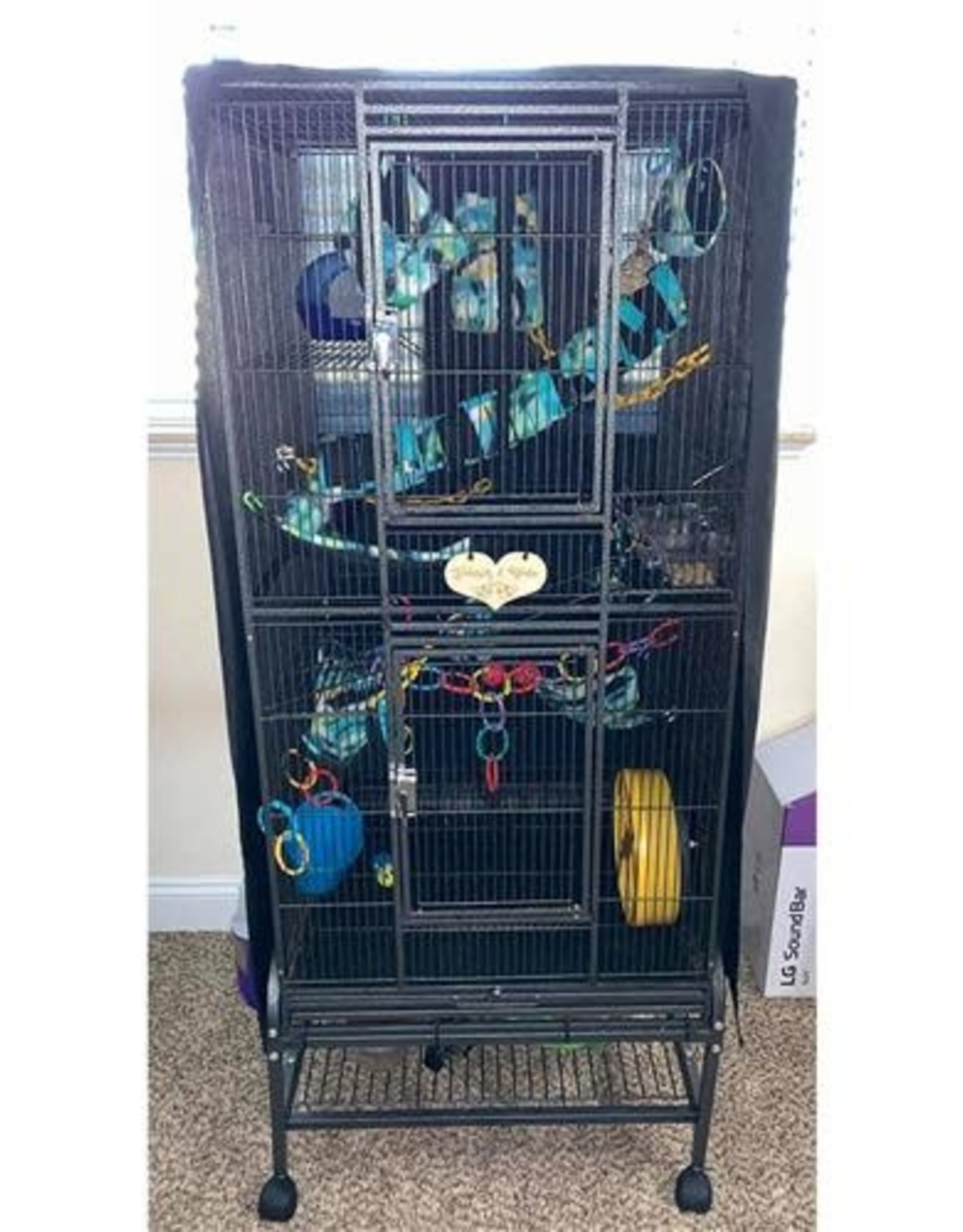 EXOTIC NUTRITION- MADAGASCAR- SUGAR GLIDER CAGE- 22X23X48