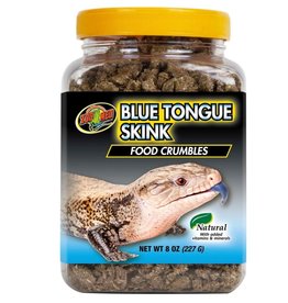 ZOO MED LABORATORIES, INC. ZOO MED- ZM-26- NATURAL- DRY FOOD- CRUMBLES-  4X4X5- BLUE TONGUE SKINK- 8 OZ