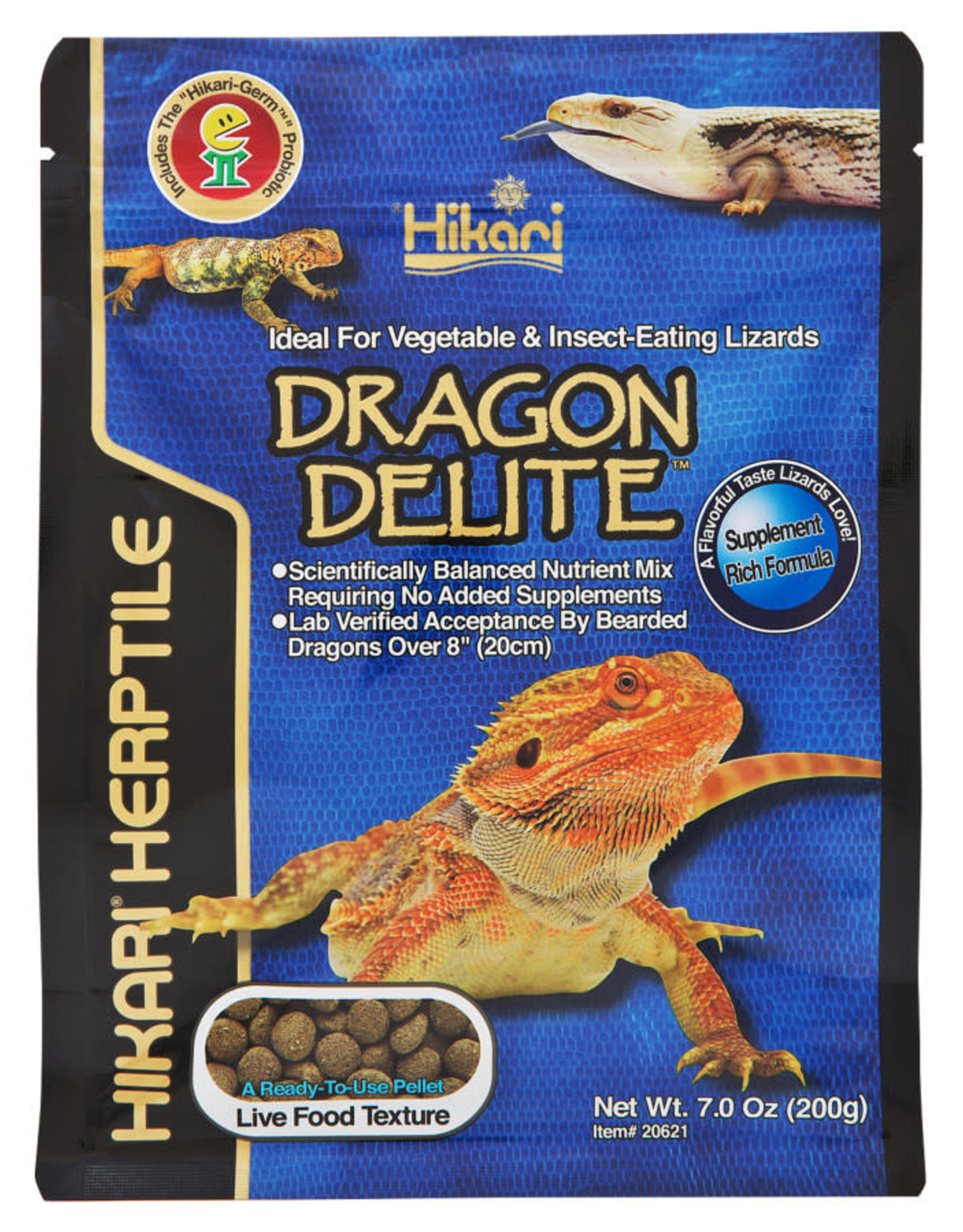 HIKARI- DRAGON DELITE DRY/SOAK FOOD-  7 OZ