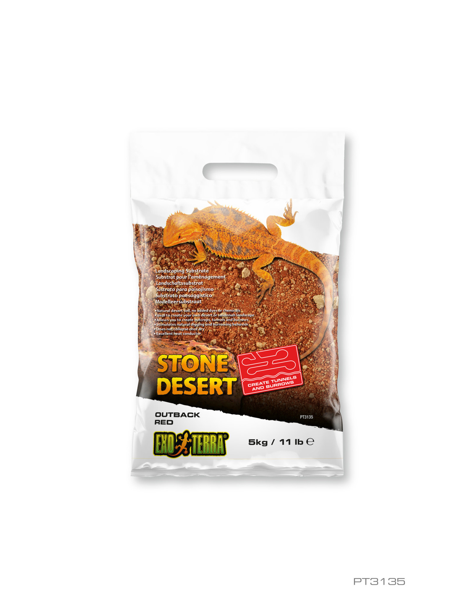 EXO TERRA EXO TERRA- PT3135- SUBSTRATE- STONE DESERT- 10X9X2- 11 LB- OUTBACK RED