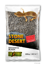 EXO TERRA EXO TERRA- PT3149- SUBSTRATE- STONE DESERT- 34X25X4- 44 LB- BAHARIYA BLACK