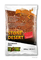EXO TERRA EXO TERRA- PT3137- SUBSTRATE- STONE DESERT- 34X25X4- 44 LB- OUTBACK RED