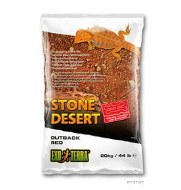 EXO TERRA EXO TERRA- PT3137- SUBSTRATE- STONE DESERT- 34X25X4- 44 LB- OUTBACK RED