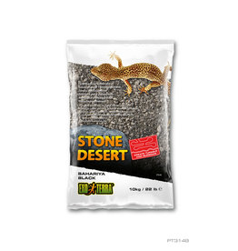 EXO TERRA EXO TERRA- PT3148- SUBSTRATE- STONE DESERT- 20X18X4- 22 LB- BAHARIYA BLACK