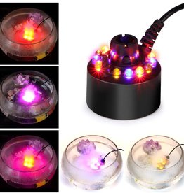 FOGGER ATOMIZER BLACK UNIT-WITH  COLORED LIGHTS