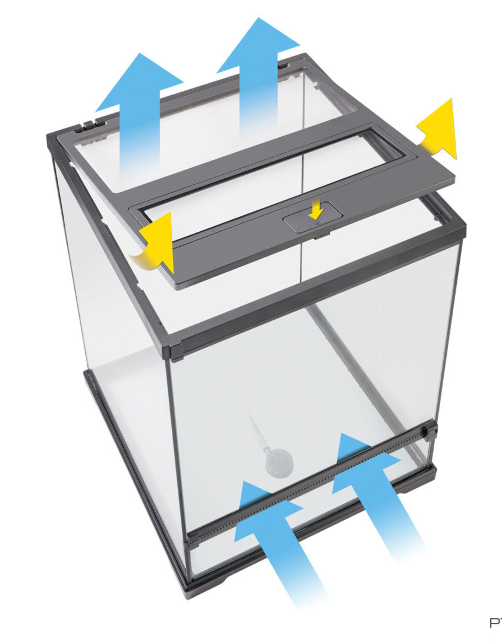 EXO TERRA EXO TERRA PT2746 TERRARIUM GLASS OPEN FRONT DART FROG