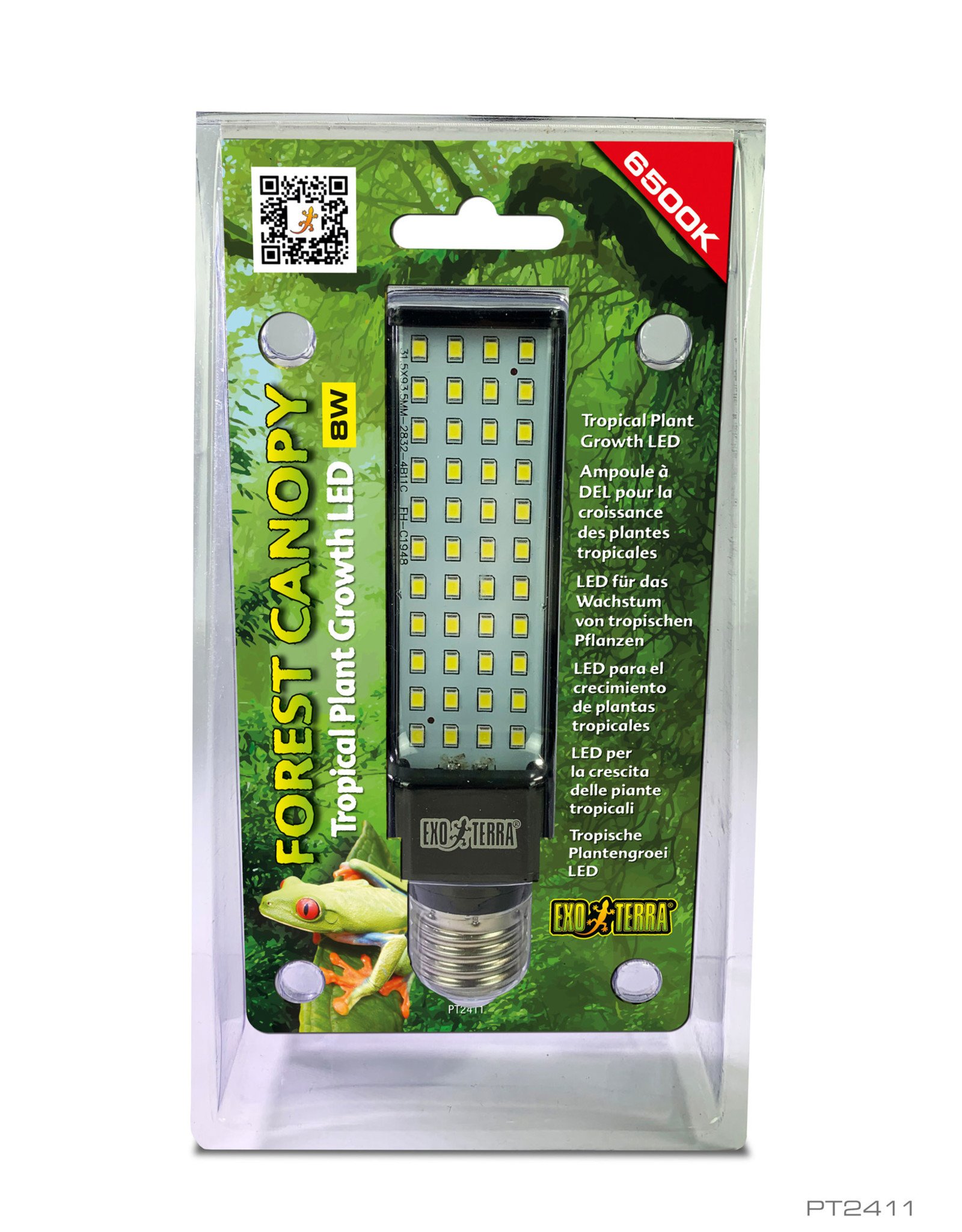 EXO TERRA EXO TERRA- PT2411- DEEP FOREST- TROPICAL PLANT GROWTH LED- 8W- 6500K