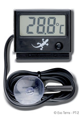 EXO TERRA EXO TERRA- PT2472- THERMOMETER WITH PROBE AND REMOTE SENSOR- 1X2X1.5-  DIGITAL