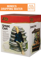 ZILLA PET PRODUCTS ZILLA- TERRARIUM- NATRUALISTIC- SPRING CAVE FOUNTAIN- 13.50X10X10- WITH BLUE LED