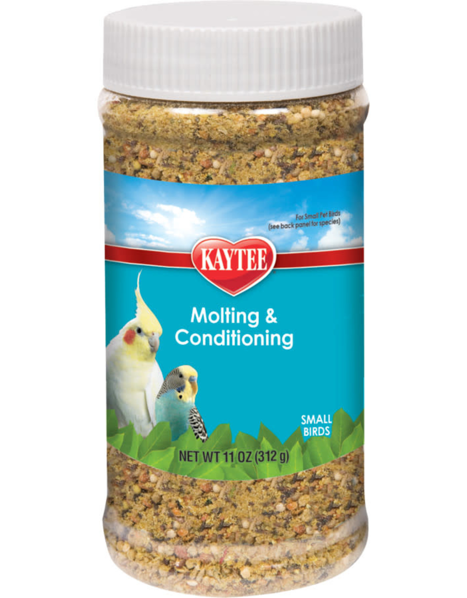 CENTRAL - KAYTEE PRODUCTS KAYTEE- TREAT JAR- 3X3X6- FORTIDIET- MOLTING & CONDITIONING 11 OZ